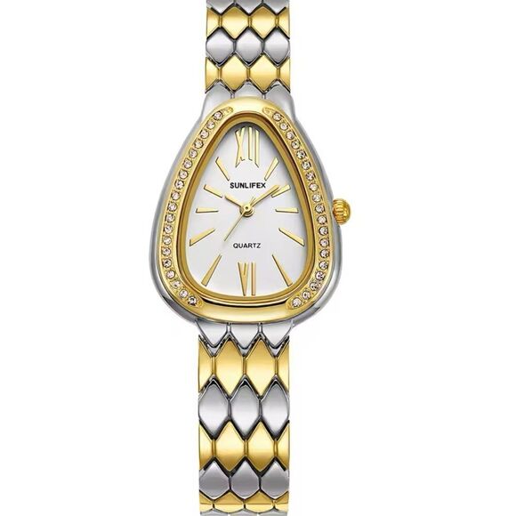 Serpenti Two-Tone Serpenti Watch with Sparkling Accents - Picture 1 of 12